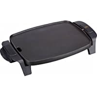 Los mejores  - Jata GR205 Plancha de Asar Perfecta para Dos Personas Superficie 28 x 22 cm Antiadherente Bandeja Colectora de Salsas…